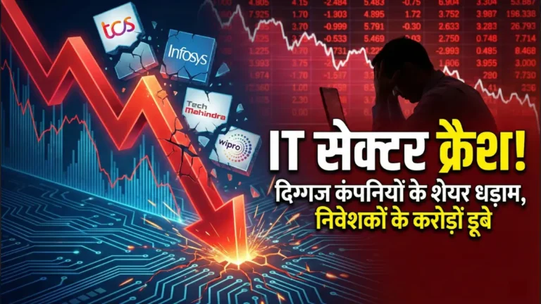 IT Stocks Crash: दिग्गज कंपनियों के शेयर धड़ाम, निवेशकों के डूबे करोड़ों रुपये, जानिए क्या है वजह